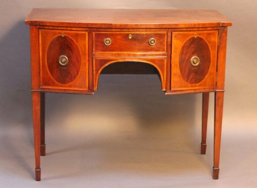 Late 19thc. Mahogany Bow Fronted Sideboard