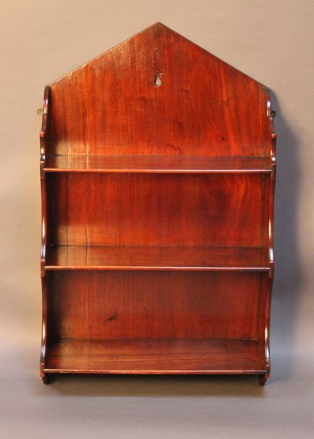 19thc Walnut Hanging Bookcase