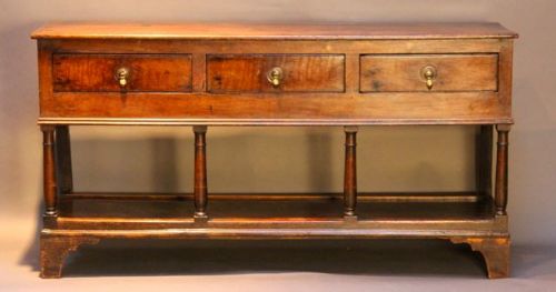 18thc. Oak Dresser Base