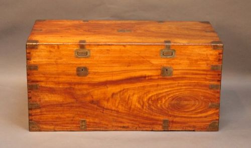 A Late 19thc. Camphor Wood Chest