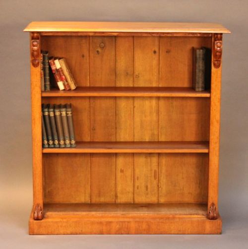 A 19thc. Oak Open Bookcase