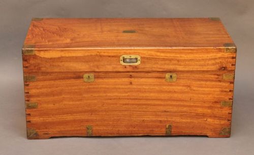 A 19thc. Camphor Wood Chest