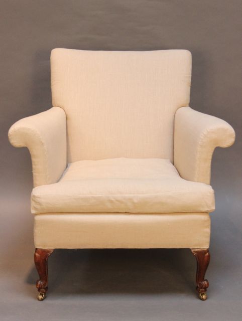 A 19thc. Walnut Armchair