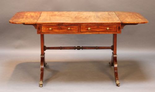 Regency Mahogany Sofa Table