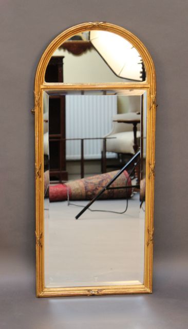 A 19thc. Gilt Wood Mirror