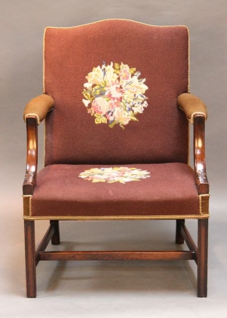 An Early 19thc. Mahogany Gainsborough Chair