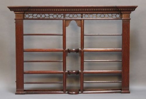 18thc Oak Delft Rack with Fluted
columns