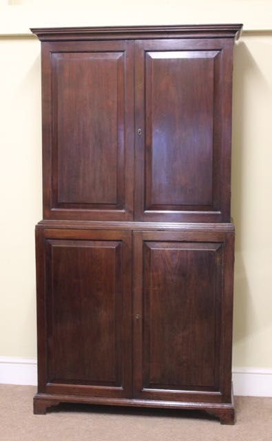Late 18thc. Mahogany Blind Bookcase