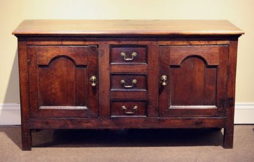 18thc. Oak Dresser Base