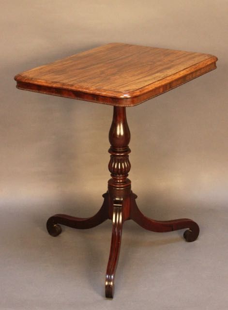 Early 19thc. Mahogany Tripod Table 
By Gillows