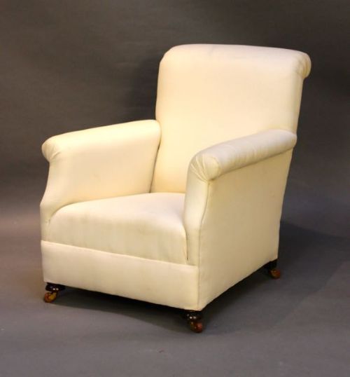 Late Victorian Upholstered Armchair