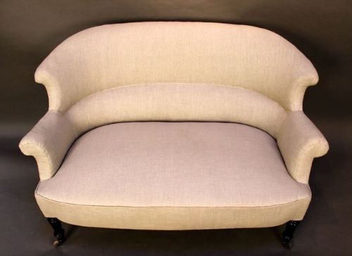 19thc. Small Upholstered Sofa