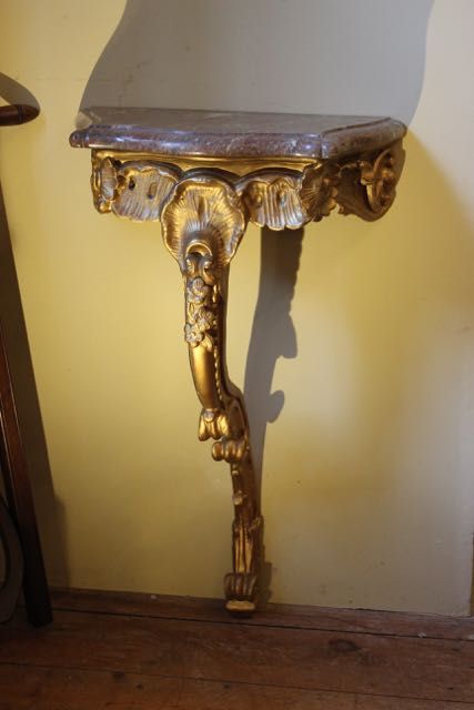 19thc. Giltwood Console Table