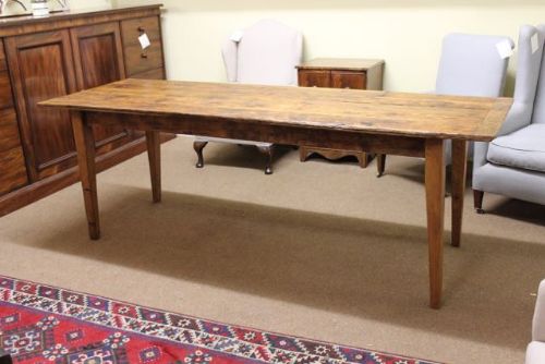 19thc. Pine Refectory Table