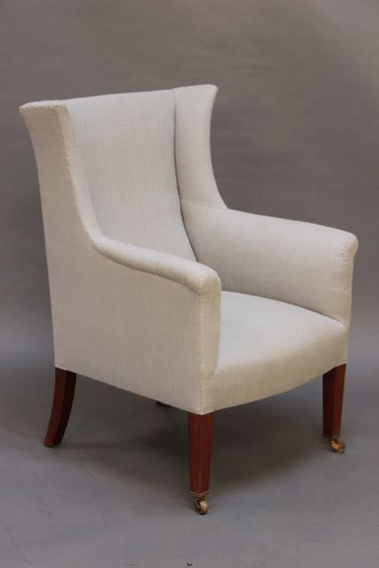 Late 19thc. Small Winged Armchair