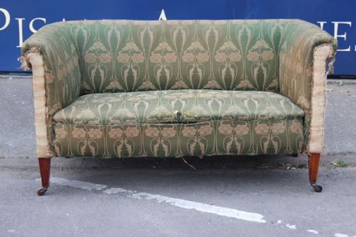 Small 19thc. Walnut Sofa
