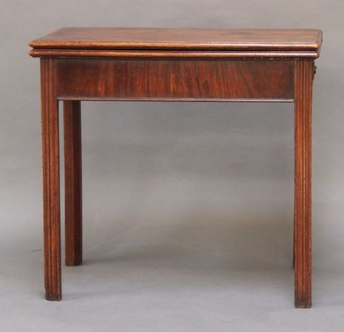 A Small 18thc. Mahogany Tea Table