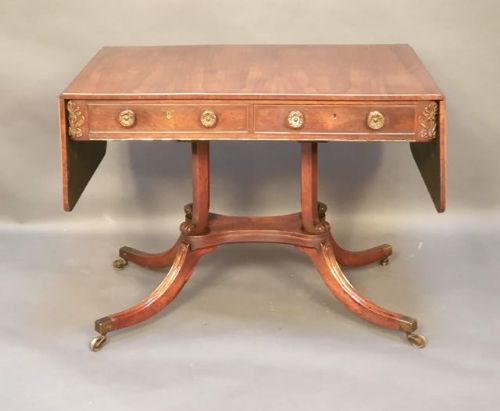 A Wonderful Late 18thc. Rosewood Sofa Table