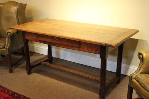 19thc. Elm Refectory Table