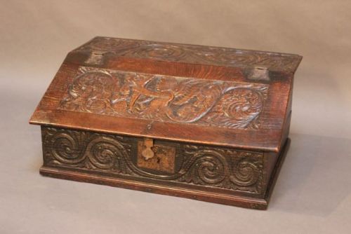 17thc. Oak Bible Box