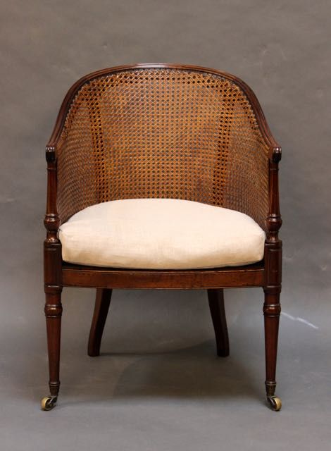 Regency Mahogany Bergere Chair