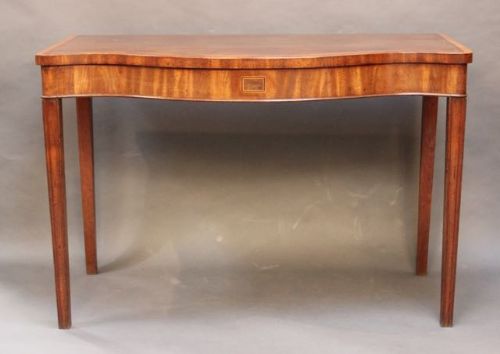 18thc. Mahogany Serving Table or Pier Table