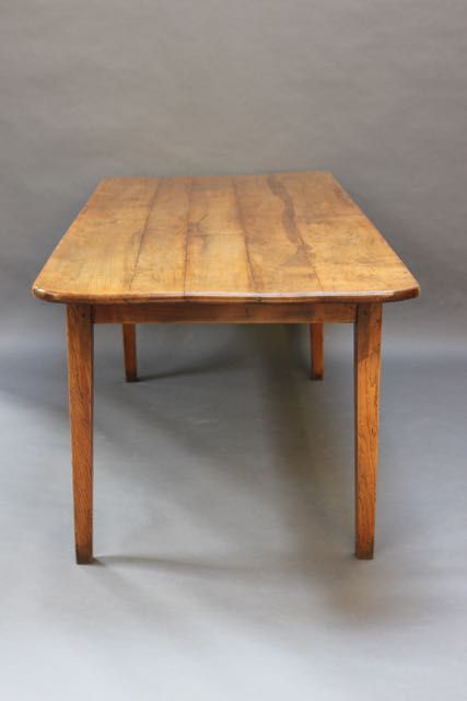 19thc. Fruitwood Refectory Table