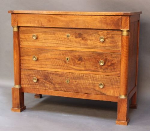 19thc. French Walnut Chest of Drawers