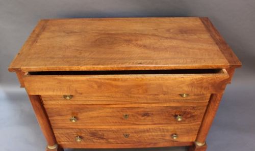 fig 1. 19thc. French Walnut Chest of Drawers