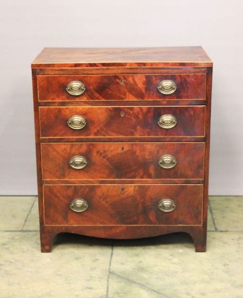 Regency Mahogany Commode Chest