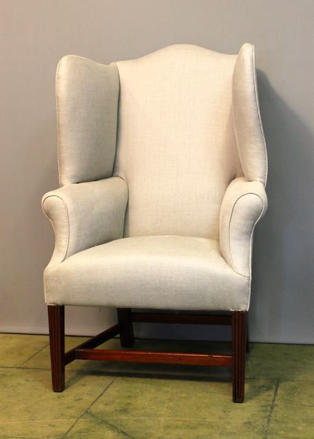 A Regency Mahogany Wing Armchair