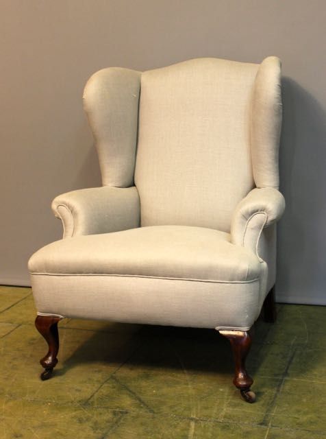A 19thc. Large Wing Armchair