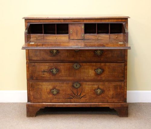 fig 1. 18thc. Walnut Secretaire Chest
