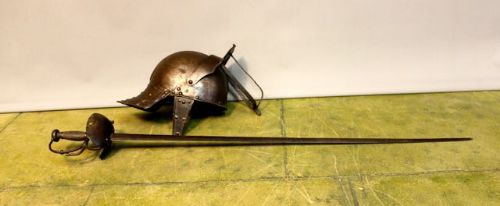 An Original Civil War Helmet & Sword