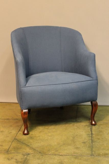 19thc Upholstered Tub Chair