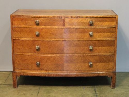 William Morris Marine Bow Fronted Chest of Drawers