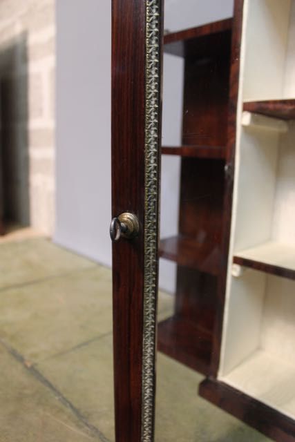 fig 1. Regency Rosewood Wall Hanging Display Cabinet