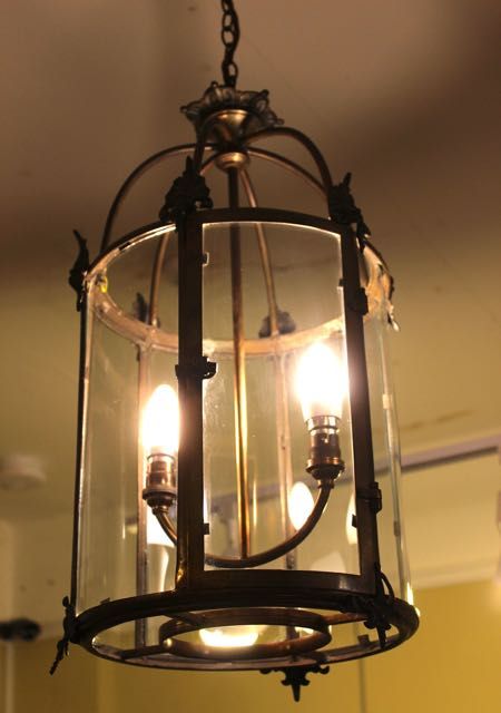 Early 20thc. Brass Lantern