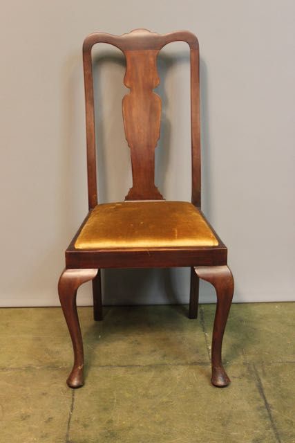 A Set of Six Early 20thc. Mahogany Single Dining Chairs