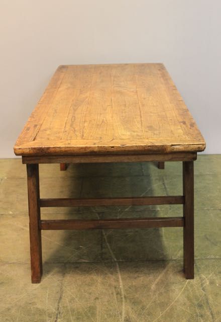 19thc. Elm Refectory Table