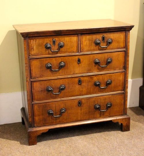 A Wonderful Small 18thc. Walnut Bachelor’s Chest