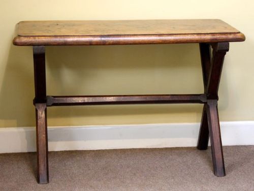 19thc. Elm Tavern Table