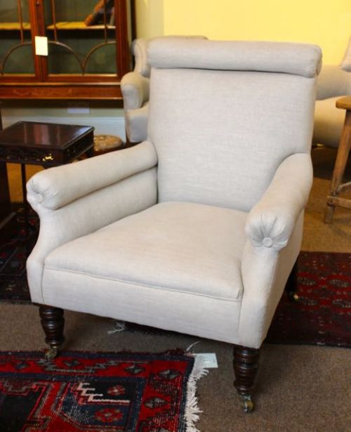 19thc. Walnut Armchair