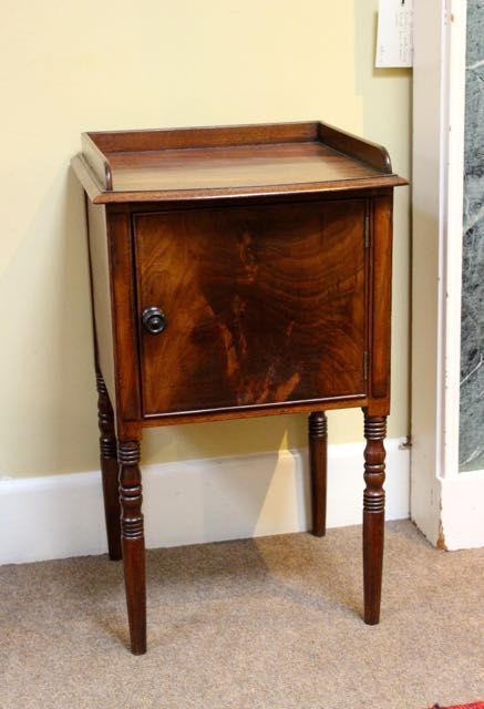 19thc. Mahogany Pot Cupboard/bedside Table