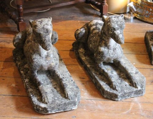 A Pair of Early 20thc. Greyhounds or Whippets