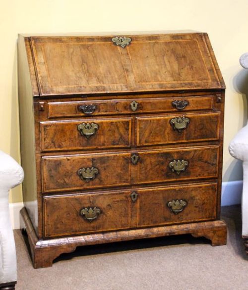 18thc. Walnut Bureau Desk
