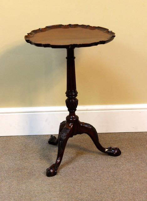 Late 19thc. Mahogany Pie Crust Table