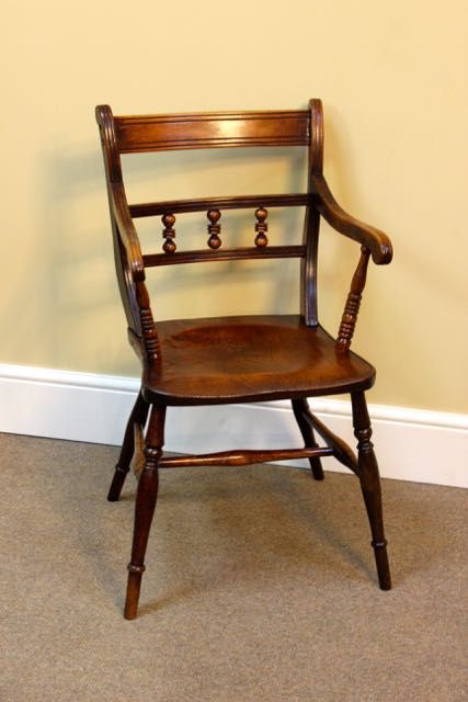 19thc. Elm & Ash Provincial Armchair