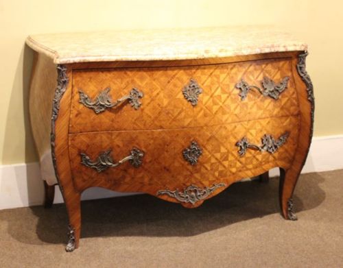 French Louis XV Style Bombe Commode