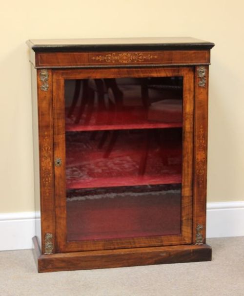 19thc Walnut Bookcase